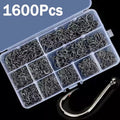 1600-Piece Assorted Fishing Hooks Kit