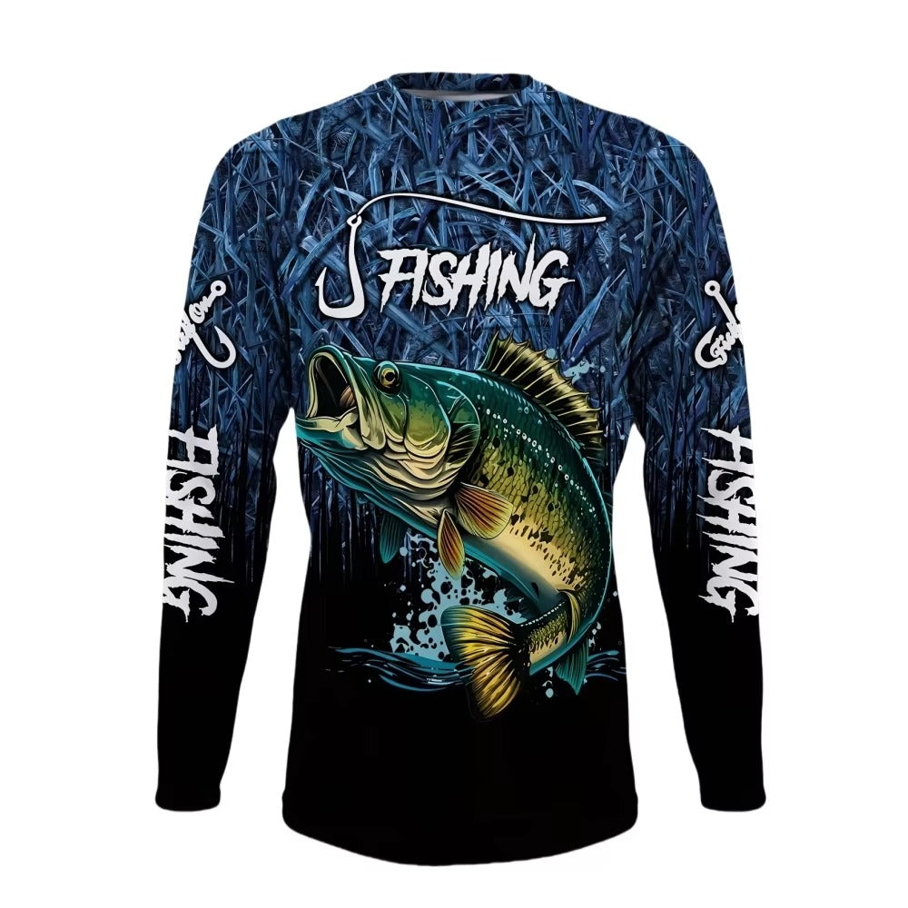 Breathable Long Sleeve Fishing Shirt with UV Protection